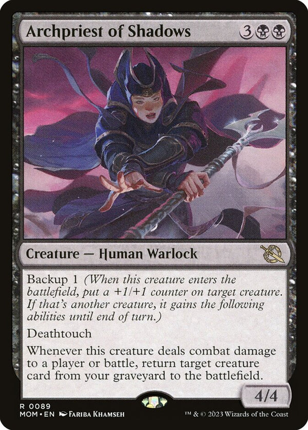 Archpriest of Shadows (MOM 89) - Magic: The Gathering