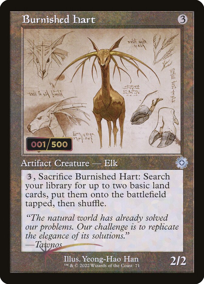 Burnished Hart (Schematic) (Serial Numbered)
