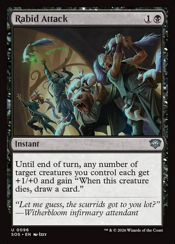 Rabid Attack - Magic: The Gathering