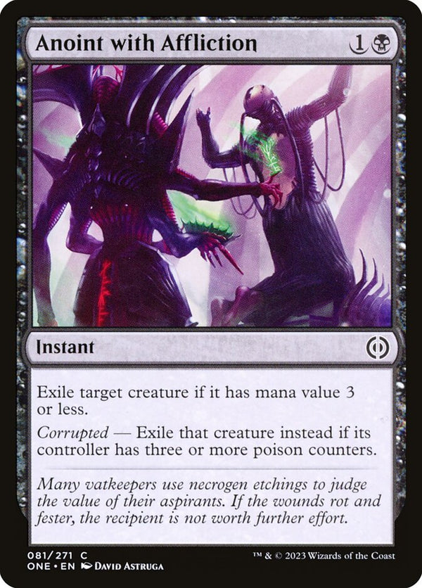 Anoint with Affliction - Magic: The Gathering