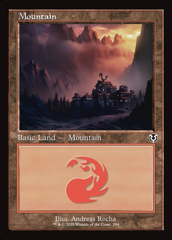 Mountain (294) (Retro Frame) - Magic: The Gathering