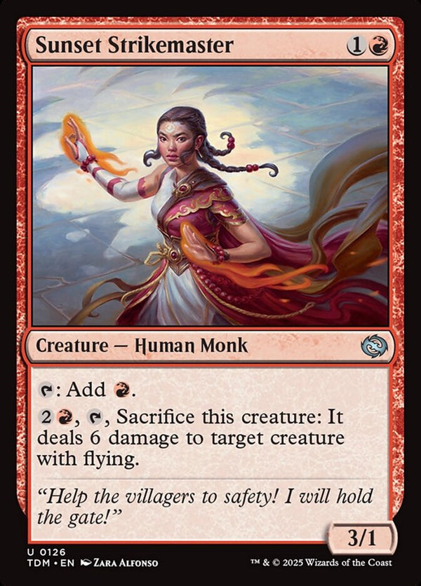 Sunset Strikemaster - Magic: The Gathering