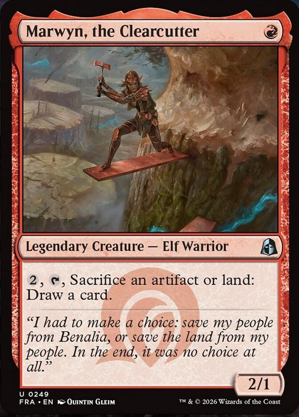 Marwyn, the Clearcutter (FRA 249) - Magic: The Gathering