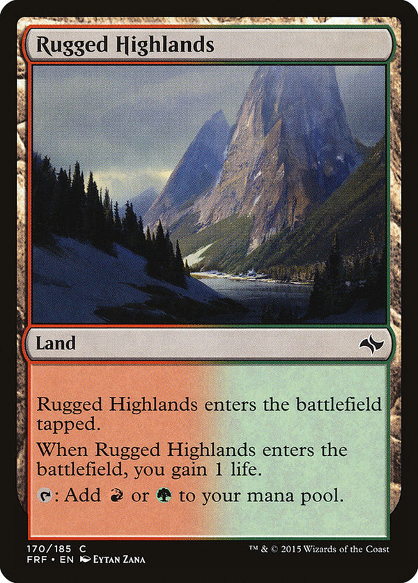 Rugged Highlands - Magic: The Gathering