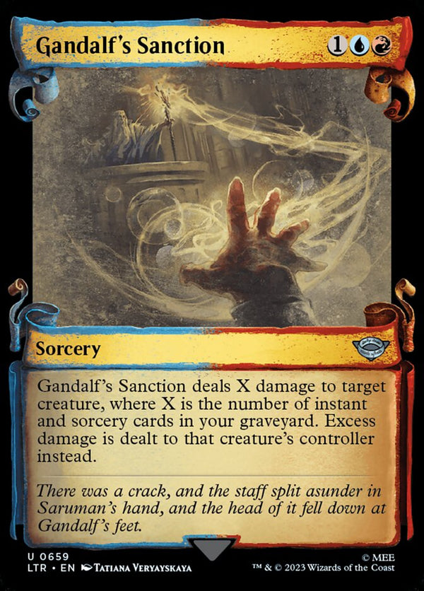 Gandalf's Sanction (Showcase Scrolls) - Magic: The Gathering