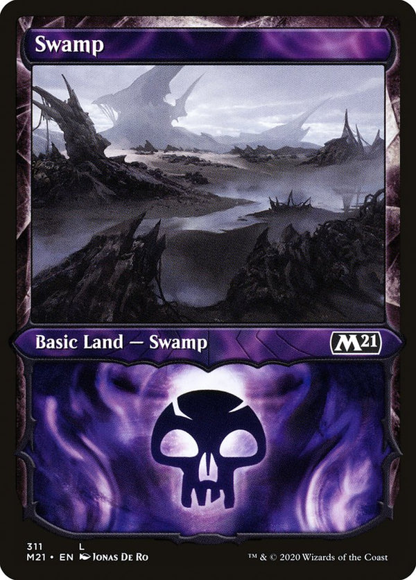 Swamp (Showcase) - Magic: The Gathering