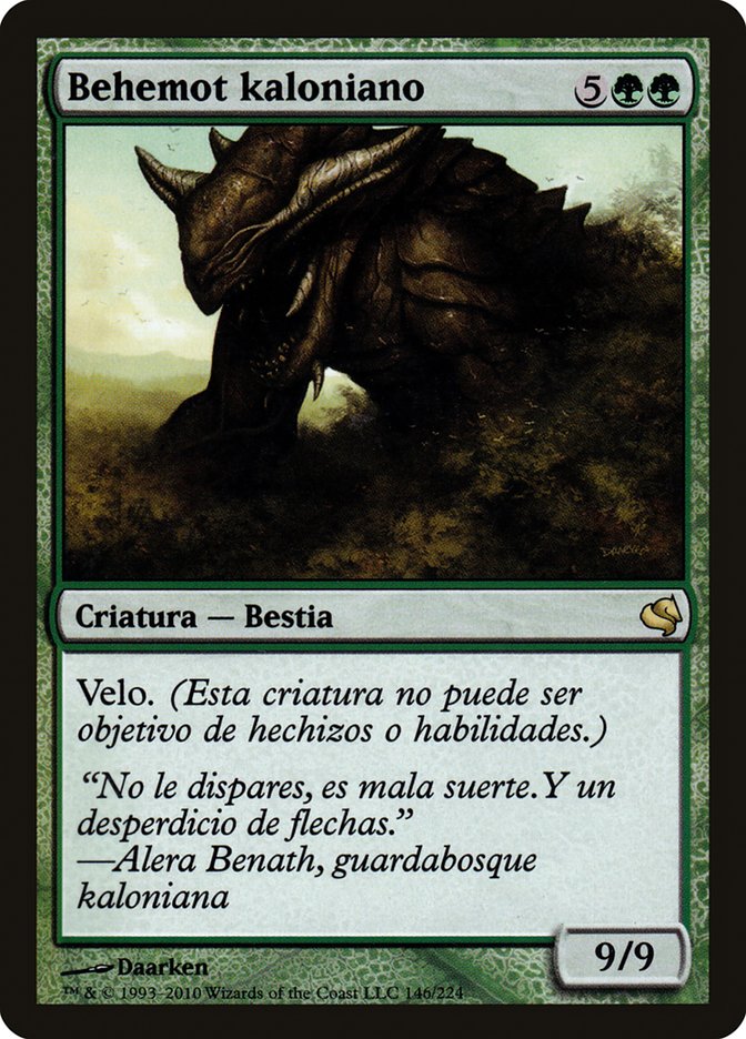 Kalonian Behemoth (Spanish) - "Behemot kaloniano"