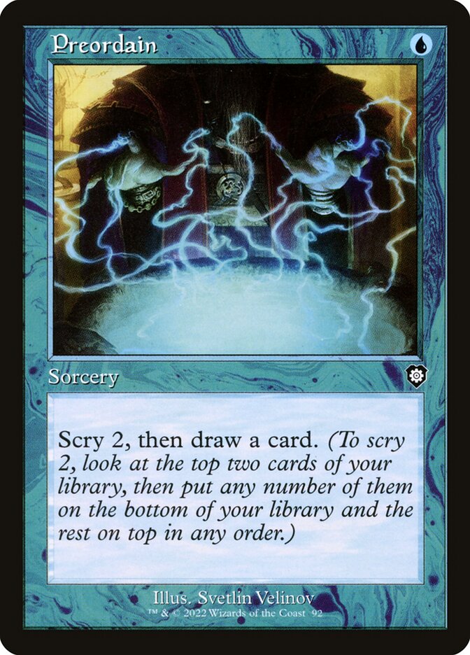Preordain (Retro Frame)
