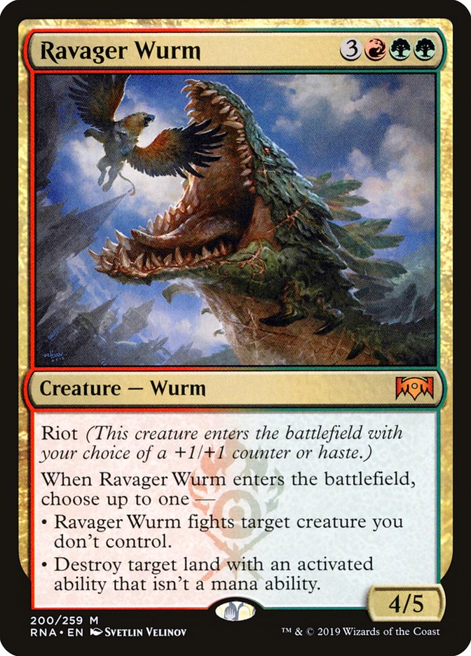 Ravager Wurm [Ravnica Allegiance]