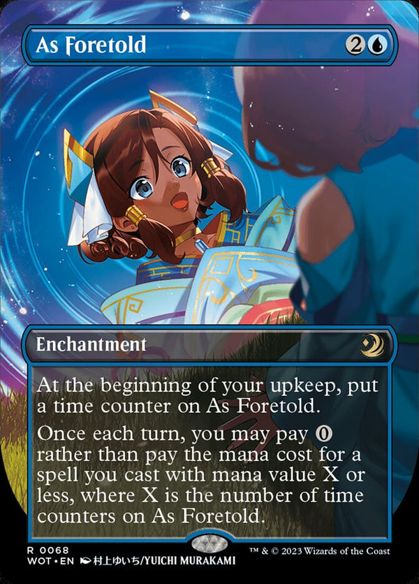 As Foretold (Anime Borderless) - Magic: The Gathering
