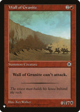 Wall of Granite - Magic: The Gathering