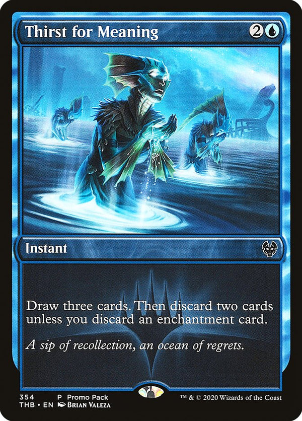 Thirst for Meaning - Magic: The Gathering