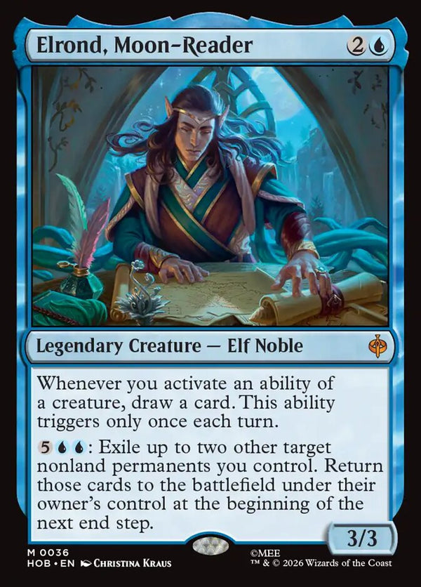 Elrond, Moon-Reader - Magic: The Gathering