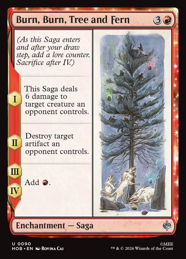Burn, Burn, Tree and Fern - Magic: The Gathering