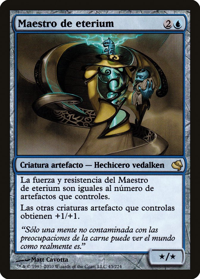 Master of Etherium (Spanish) - "Maestro de eterium"