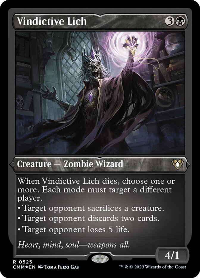 Vindictive Lich (Foil Etched)