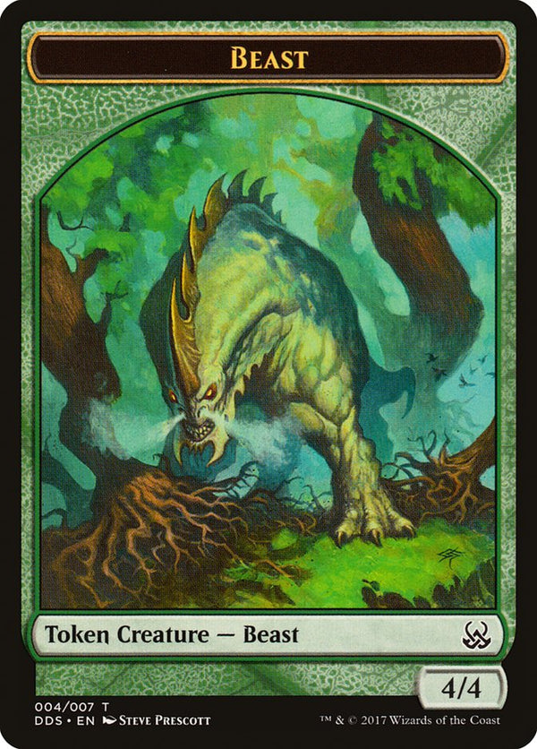 Beast Token - Magic: The Gathering