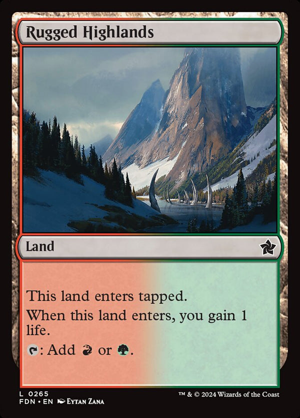 Rugged Highlands - Magic: The Gathering