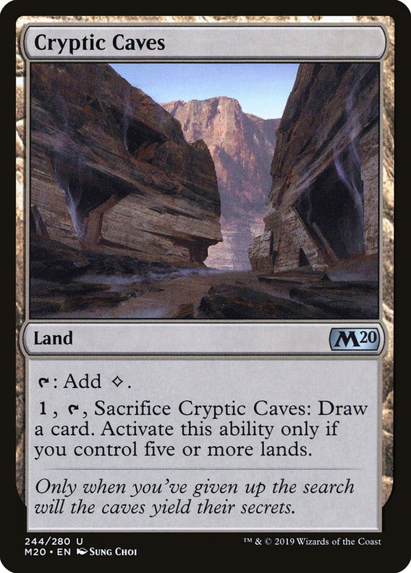 Cryptic Caves - Magic: The Gathering