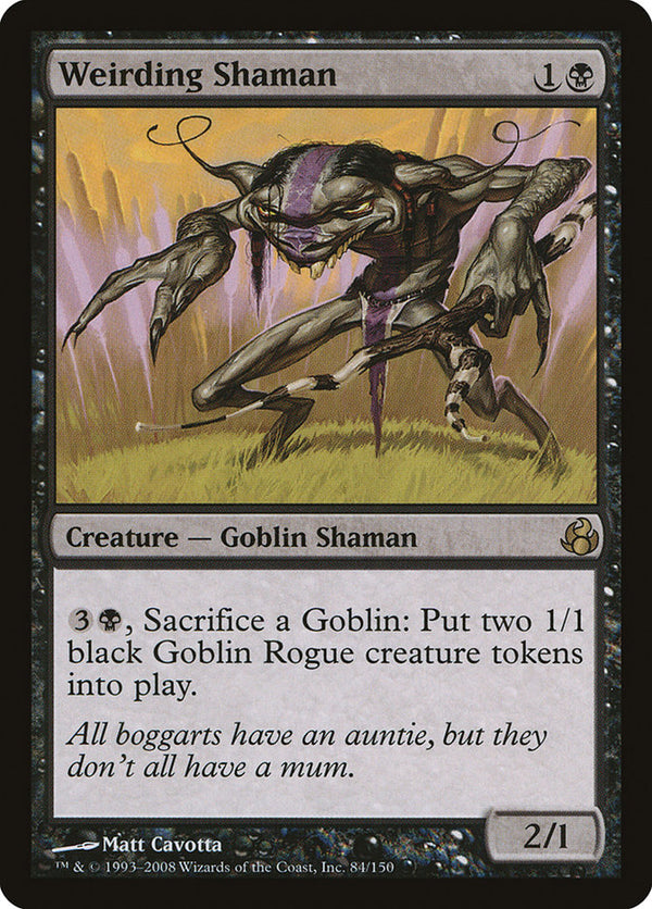 Weirding Shaman - Magic: The Gathering