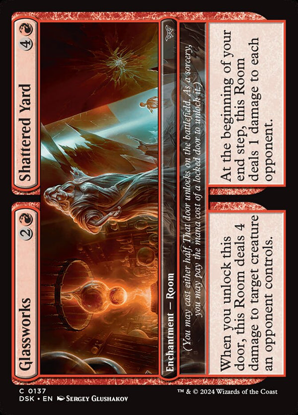 Glassworks // Shattered Yard - Magic: The Gathering