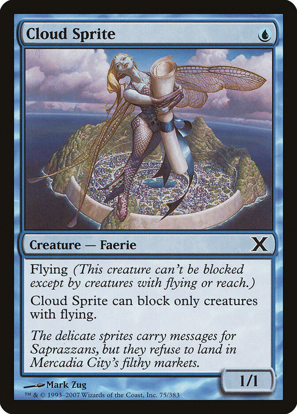 Cloud Sprite (10E 75) - Magic: The Gathering