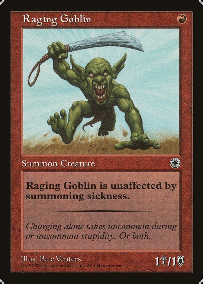 Raging Goblin (Flavor Text)