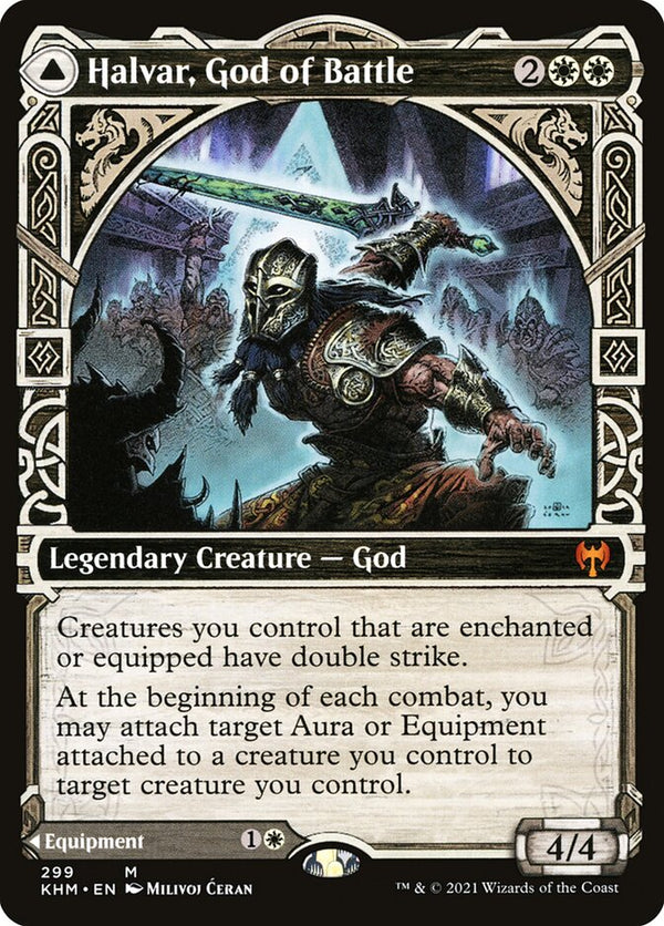 Halvar, God of Battle (Showcase) - Magic: The Gathering