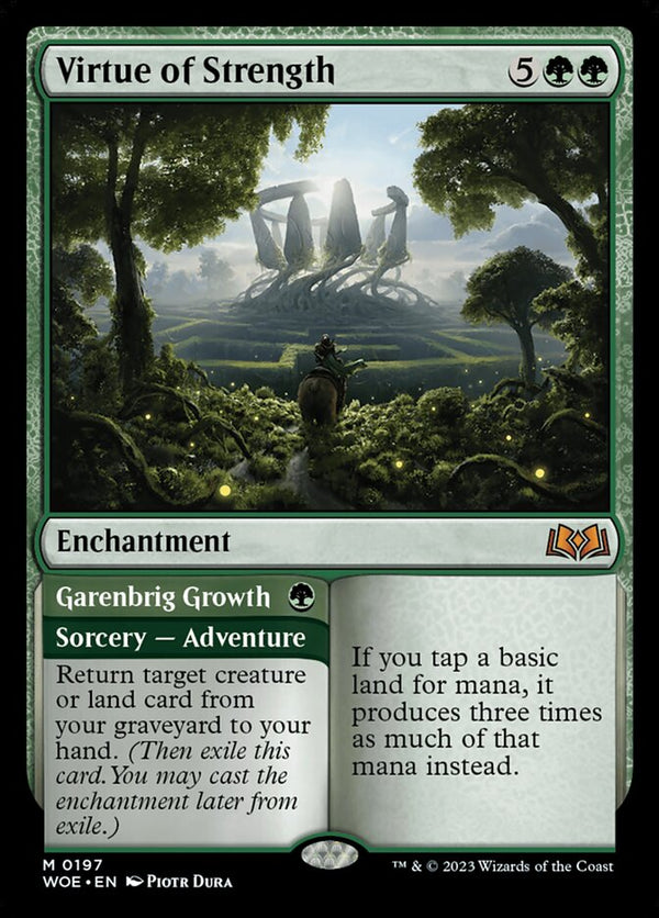 Virtue of Strength - Magic: The Gathering