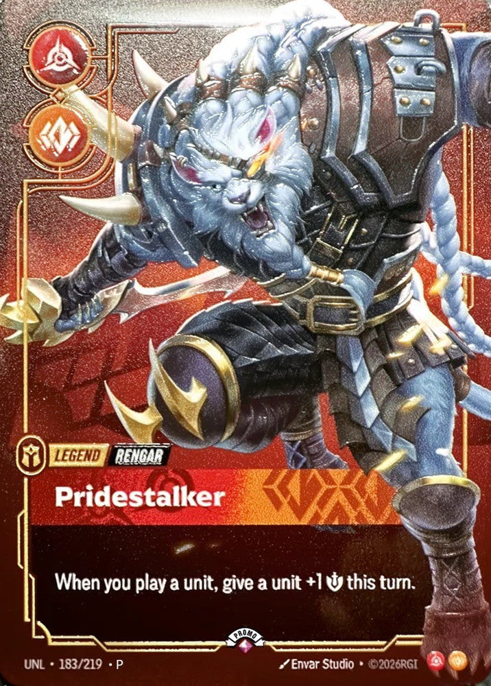 Rengar, Pridestalker (Metal) (Prize Wall)