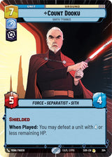 Count Dooku - Darth Tyranus (Hyperspace) (SOR 304) - Star Wars Unlimited