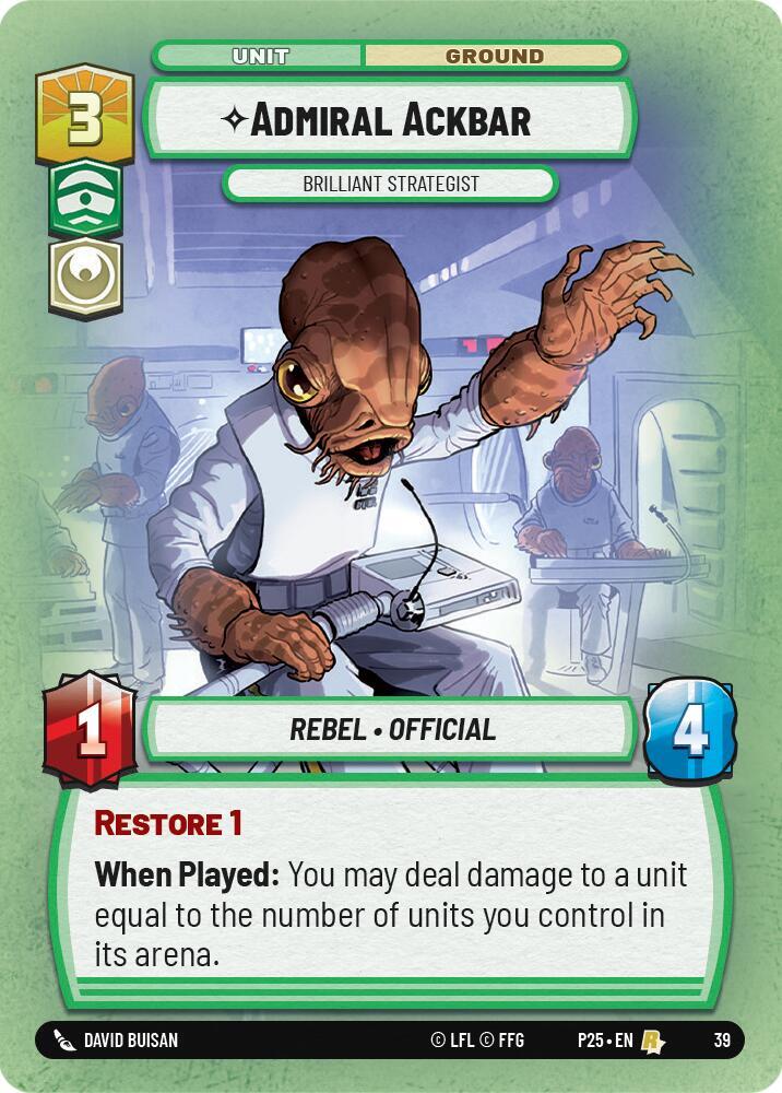 Admiral Ackbar - Brilliant Strategist