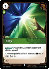 Defy (OGN 045/298) - Riftbound: League of Legends TCG