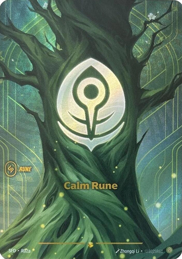 Calm Rune (R02a) (SFD R02a) - Riftbound: League of Legends TCG