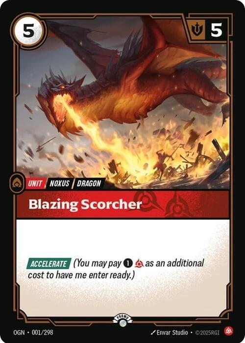 Blazing Scorcher (OPP 001/298) - Riftbound: League of Legends TCG