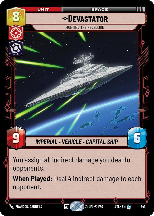 Devastator - Hunting the Rebellion (Foil) (JTL 641) - Star Wars Unlimited