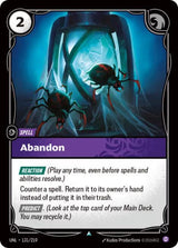 Abandon (UNL 131/219) - Riftbound: League of Legends TCG
