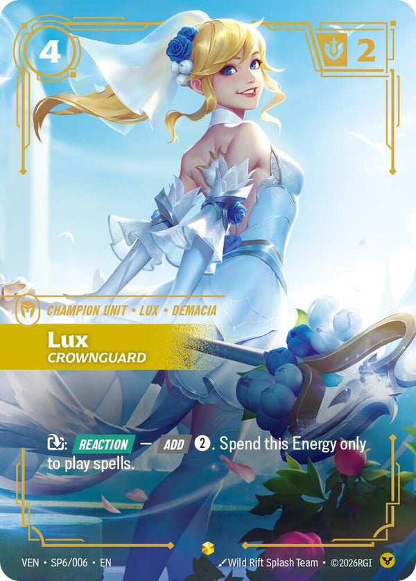Lux, Crownguard (VEN SP6/006) - Riftbound: League of Legends TCG