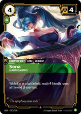 Sona, Harmonious (OGN 073/298) - Riftbound: League of Legends TCG