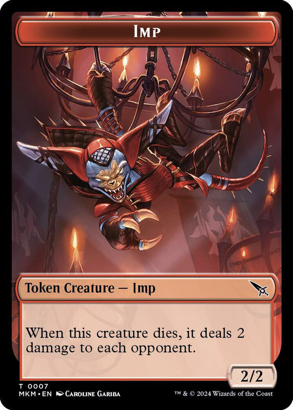 Imp Token (MKM 7) - Magic: The Gathering
