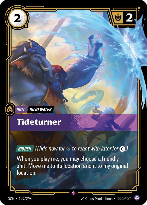 Tideturner (OGN 199/298) - Riftbound: League of Legends TCG
