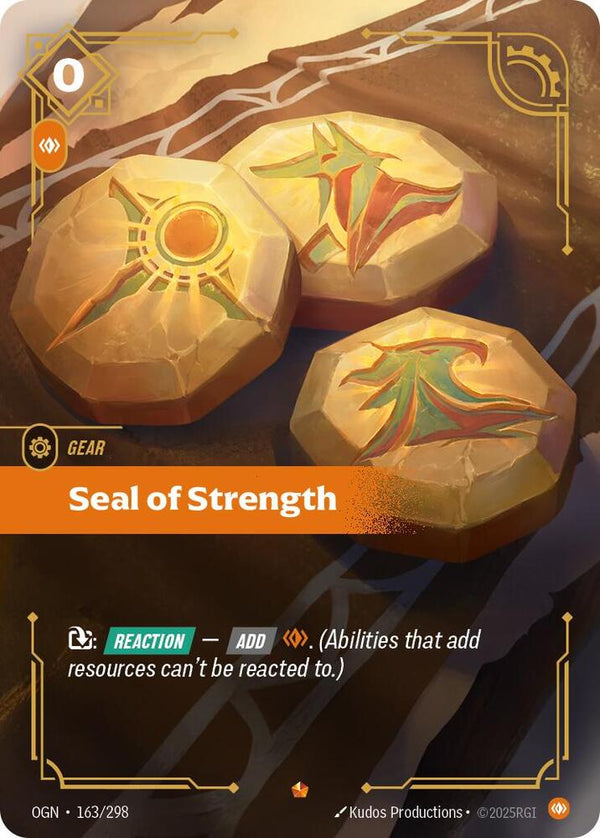 Seal of Strength (OGN 163/298) - Riftbound: League of Legends TCG