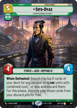 Sifo-Dyas - Commissioning An Army (Hyperspace Foil) (LOF 857) - Star Wars Unlimited