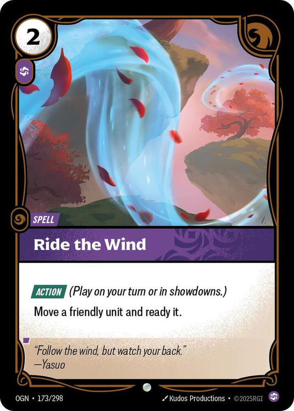 Ride The Wind (OGN 173/298) - Riftbound: League of Legends TCG