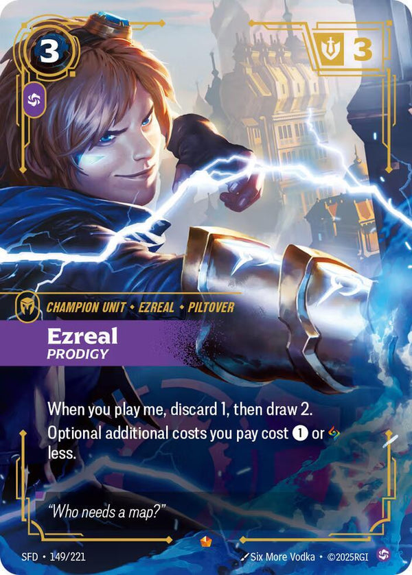 Ezreal, Prodigy (SFD 149/221) - Riftbound: League of Legends TCG