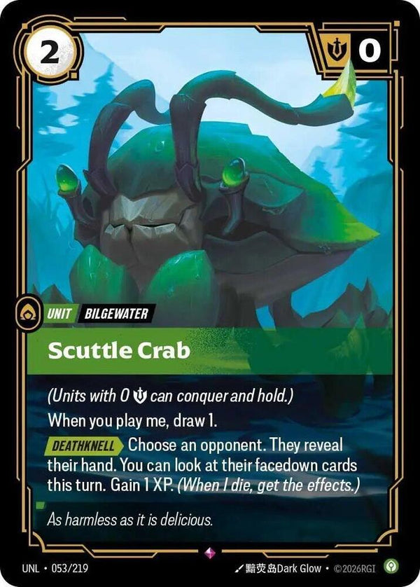 Scuttle Crab (UNL 053/219) - Riftbound: League of Legends TCG