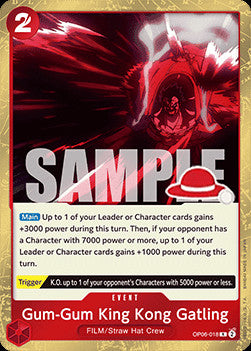Gum-Gum King Kong Gatling (Luffy Deck)
