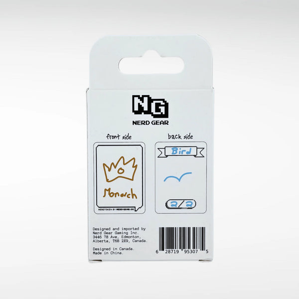 Nerd Gear - NerdTokens - Extra Thick Dry Erase Tokens for MTG - 12 Pack - Nerd Gear