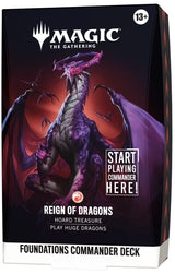 MTG Foundations - Commander Deck (Reign of Dragons) - wizards of the coast