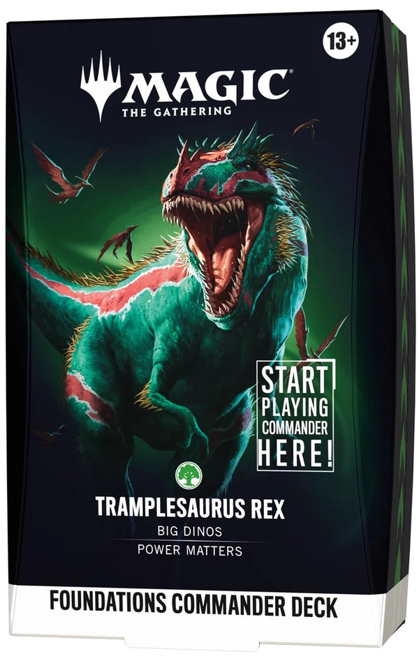 MTG Foundations - Commander Deck (Tramplesaurus Rex) - wizards of the coast